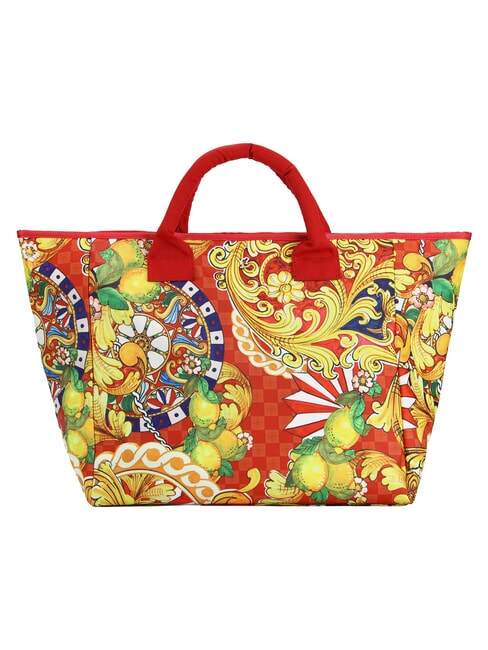 MODICA Strandtasche, handlich Kirsche - Damentaschen
