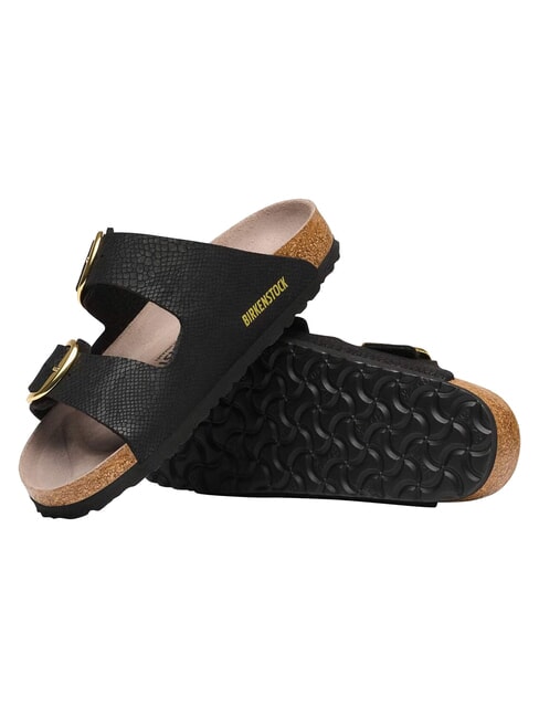 ARIZONA BIG BUCKLE Sandalenpantoffel pythonblack - Damenschuhe