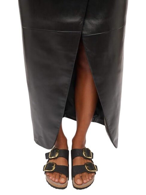 ARIZONA BIG BUCKLE Sandalenpantoffel pythonblack - Damenschuhe