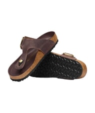 BIRKENSTOCK GIZEH BIG BUCKLE HEX Lederpantoffel-Sandale habana - Damenschuhe - 3