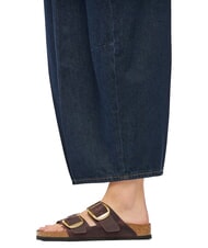 BIRKENSTOCK ARIZONA BIG BUCKLE HEX Pantoffelsandalen aus ge&ouml;ltem Leder habana - Damenschuhe - 6