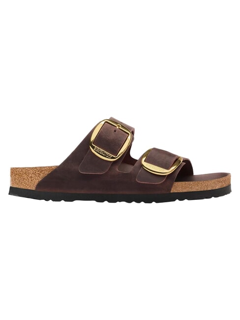 ARIZONA BIG BUCKLE HEX Pantoffelsandalen aus ge&ouml;ltem Leder habana - Damenschuhe