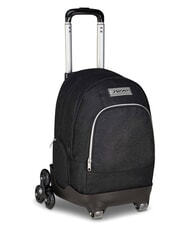 SEVEN MADE OF STARS Rucksack mit Trolley, 14-Zoll-Laptophalterung Schwarz - Rucks&auml;cke mit Trolleyfunktion - 2