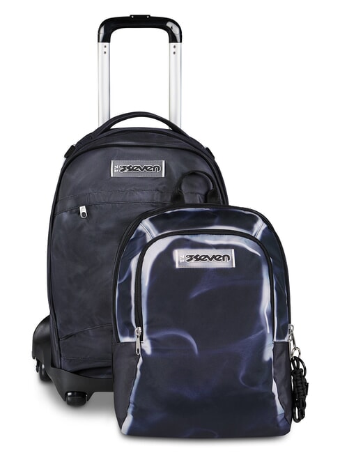 SHADOWS OF COLOR Rucksack mit Trolley neutrales Grau - Rucks&auml;cke mit Trolleyfunktion