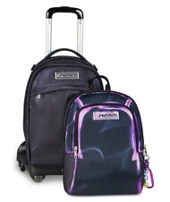 SEVEN SHADOWS OF COLOR DETACH Rucksack mit Trolley helles Lila - Rucks&auml;cke mit Trolleyfunktion - 2