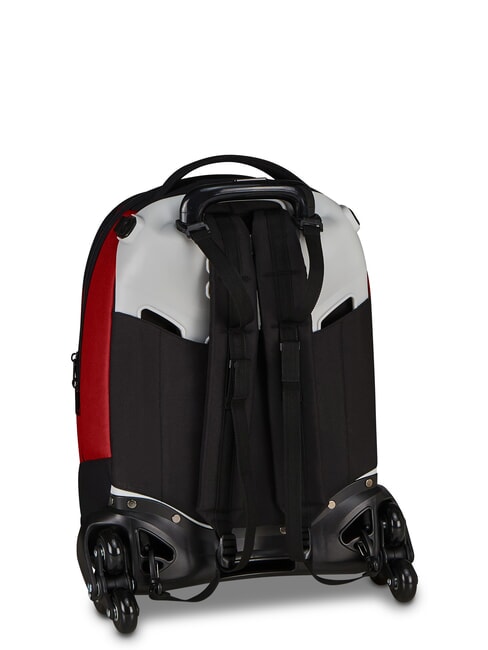 LUPETTO SCHOOL Dreifach-Rollen-Trolley-Rucksack Rom rot - Rucks&auml;cke mit Trolleyfunktion