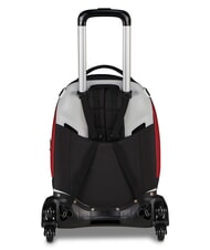 ROMA LUPETTO SCHOOL Dreifach-Rollen-Trolley-Rucksack Rom rot - Rucks&auml;cke mit Trolleyfunktion - 4