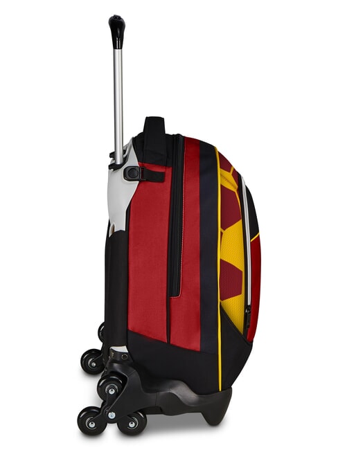 LUPETTO SCHOOL Dreifach-Rollen-Trolley-Rucksack Rom rot - Rucks&auml;cke mit Trolleyfunktion