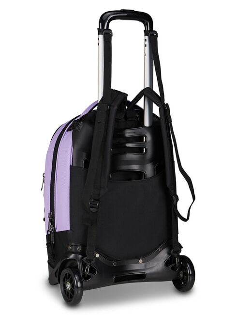 PLUS GRS LED 14" Laptop-Trolley-Rucksack lila - Rucks&auml;cke mit Trolleyfunktion