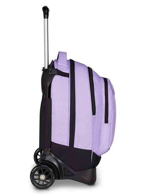 PLUS GRS LED 14" Laptop-Trolley-Rucksack lila - Rucks&auml;cke mit Trolleyfunktion