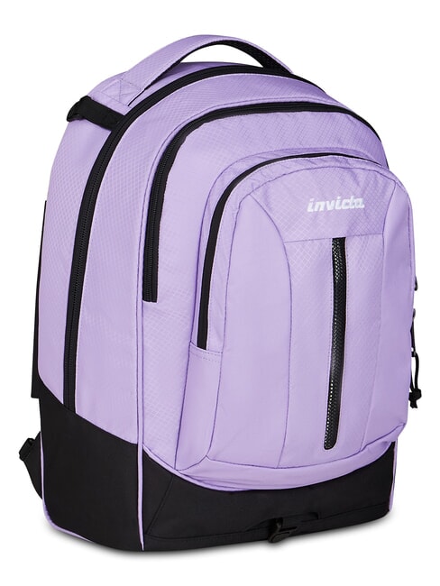 PLUS GRS LED 14" Laptop-Trolley-Rucksack lila - Rucks&auml;cke mit Trolleyfunktion