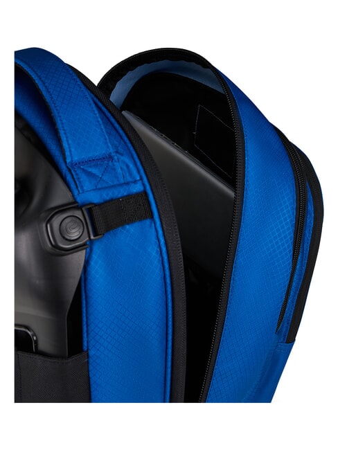 PLUS GRS LED 14" Laptop-Trolley-Rucksack Blauwale - Rucks&auml;cke mit Trolleyfunktion