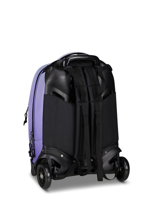 FANTASY Abnehmbarer 2-Rad-Trolley-Rucksack Dahlie-Lila - Rucks&auml;cke mit Trolleyfunktion