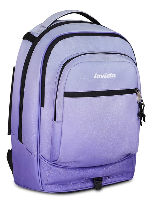 FANTASY Abnehmbarer 2-Rad-Trolley-Rucksack Dahlie-Lila - Rucks&auml;cke mit Trolleyfunktion
