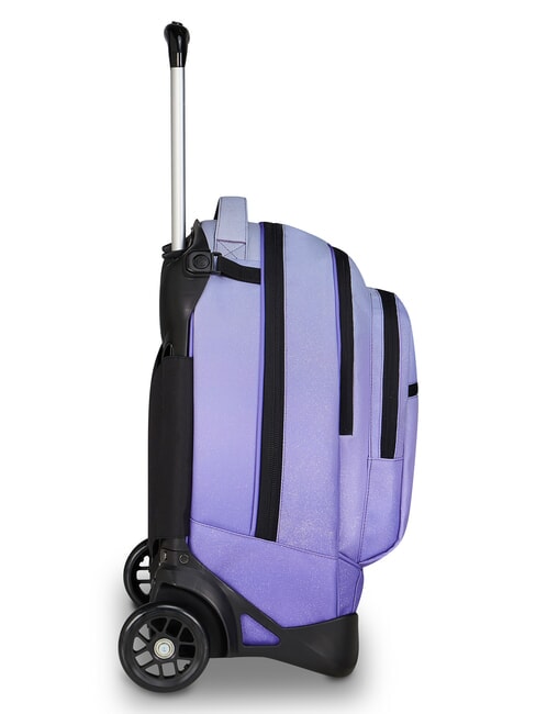 FANTASY Abnehmbarer 2-Rad-Trolley-Rucksack Dahlie-Lila - Rucks&auml;cke mit Trolleyfunktion