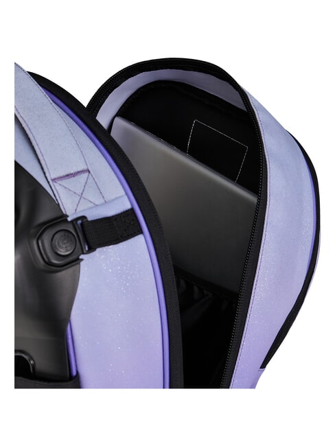 FANTASY Abnehmbarer 2-Rad-Trolley-Rucksack Dahlie-Lila - Rucks&auml;cke mit Trolleyfunktion