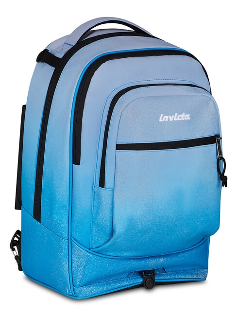 FANTASY Abnehmbarer 2-Rad-Trolley-Rucksack Methylenblau - Rucks&auml;cke mit Trolleyfunktion