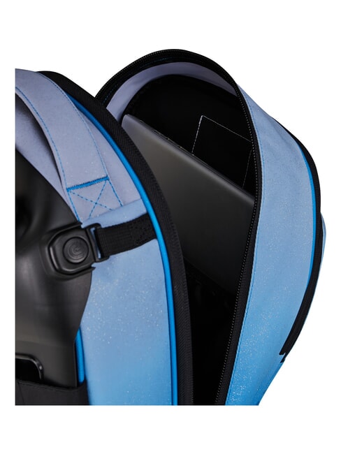 FANTASY Abnehmbarer 2-Rad-Trolley-Rucksack Methylenblau - Rucks&auml;cke mit Trolleyfunktion