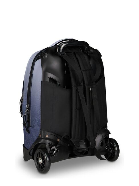 FANTASY Abnehmbarer 2-Rad-Trolley-Rucksack Schwarz - Rucks&auml;cke mit Trolleyfunktion