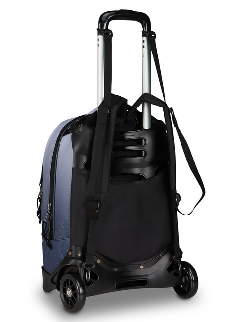 FANTASY Abnehmbarer 2-Rad-Trolley-Rucksack Schwarz - Rucks&auml;cke mit Trolleyfunktion