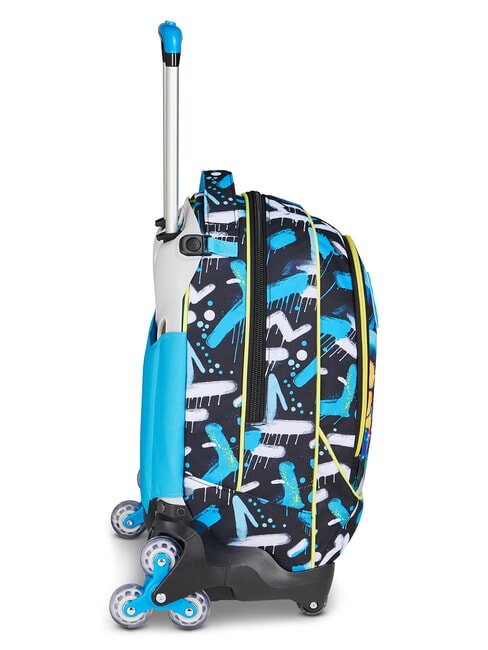 METAL DRAGON BOY Trolley-Rucksack, abnehmbar Glockenblume t&uuml;rkis - Rucks&auml;cke mit Trolleyfunktion