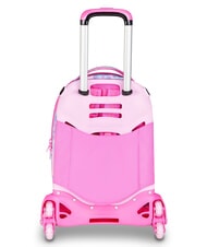 SJGANG HEART BUDDY GIRL Rucksack mit abnehmbarem Trolley rosa Puppe - Rucks&auml;cke mit Trolleyfunktion - 4