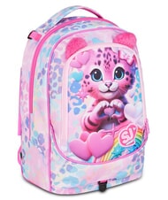 SJGANG HEART BUDDY GIRL Rucksack mit abnehmbarem Trolley rosa Puppe - Rucks&auml;cke mit Trolleyfunktion - 6