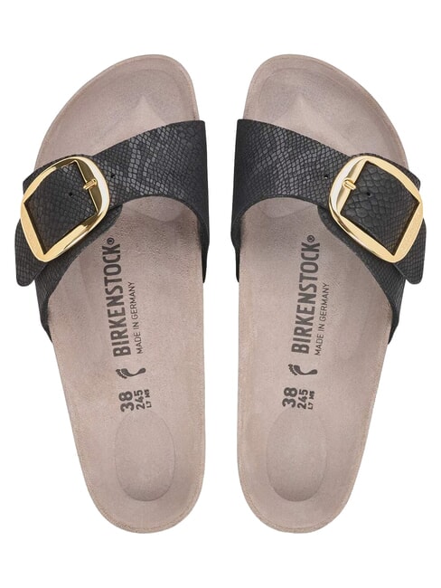 MADRID BIG BUCKLE Sandalen mit einem Riemen pythonblack - Damenschuhe