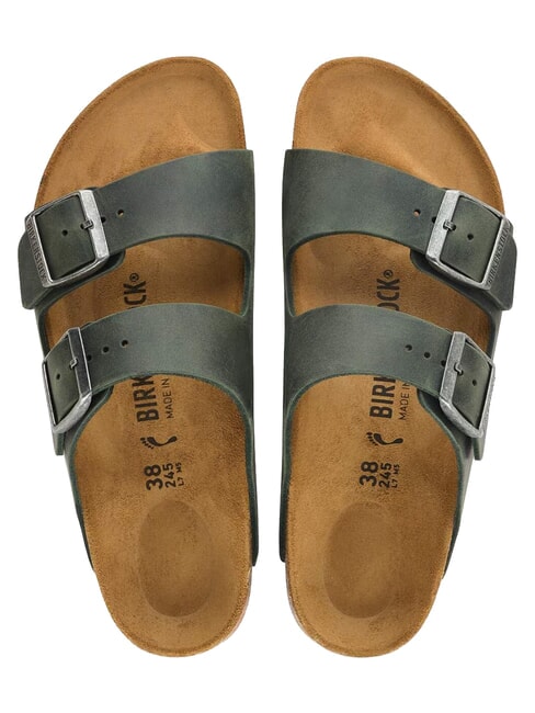 ARIZONA Sandalen aus ge&ouml;ltem Leder Thymian - Herrenschuhe