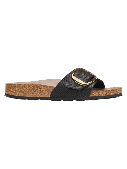 MADRID BIG BUCKLE Sandalen mit einem Riemen pythonblack - Damenschuhe
