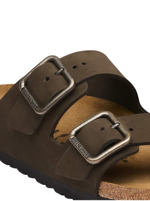 ARIZONA WB Ledersandalen Mokka - Herrenschuhe
