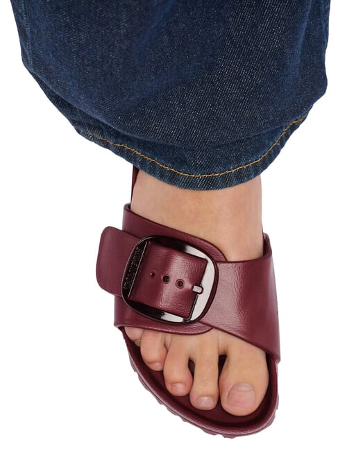 MADRID BIG BUCKLE EVA Gummipantoffeln Zifandel - Damenschuhe