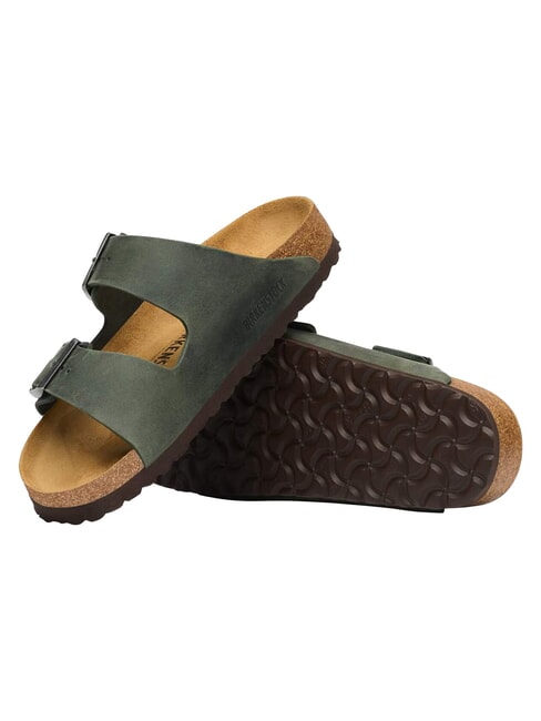 ARIZONA Sandalen aus ge&ouml;ltem Leder Thymian - Herrenschuhe