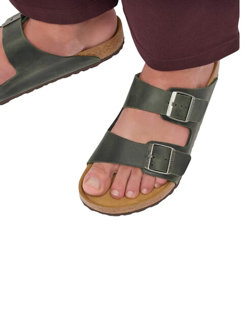 ARIZONA Sandalen aus ge&ouml;ltem Leder Thymian - Herrenschuhe