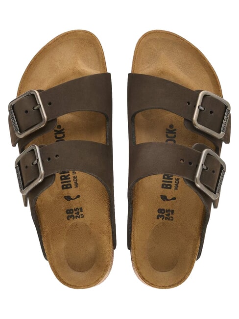 ARIZONA WB Ledersandalen Mokka - Herrenschuhe