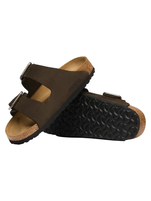 ARIZONA WB Ledersandalen Mokka - Herrenschuhe