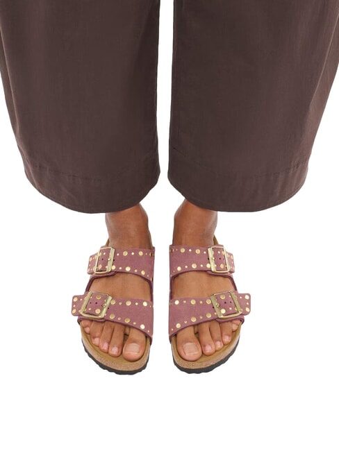ARIZONA RIVET Ledersandalen Pfeffer - Damenschuhe
