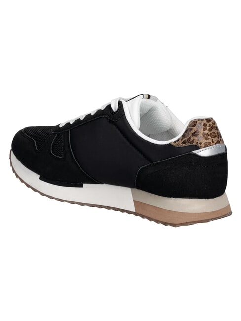 TYLERI Damen-Sneaker schwarzer Leopard - Damenschuhe