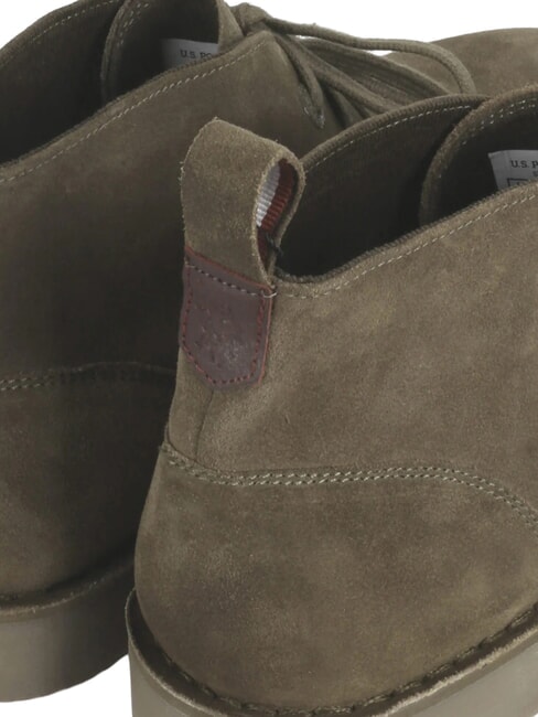 MUST Wildlederschuhe efeugr&uuml;n - Herrenschuhe