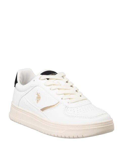 KOSMO Damen-Sneaker Wei&szlig;lichtgold - Damenschuhe