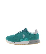 U.S. POLO ASSN. JAKE Sneaker aus gemischtem Leder Bayou Green - Herrenschuhe - 2