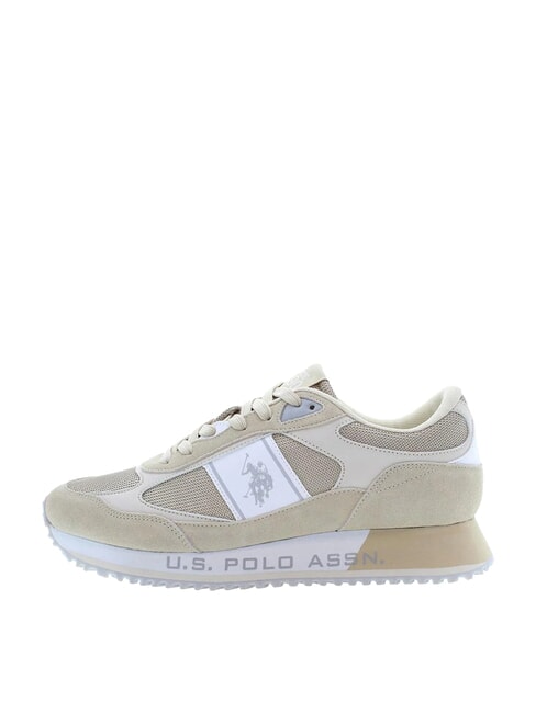 CLEEF Sneaker mit Logo Papyruswei&szlig; - Herrenschuhe