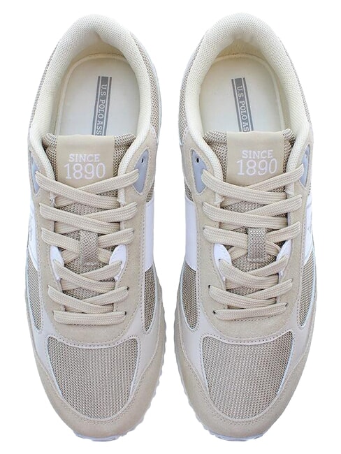 CLEEF Sneaker mit Logo Papyruswei&szlig; - Herrenschuhe