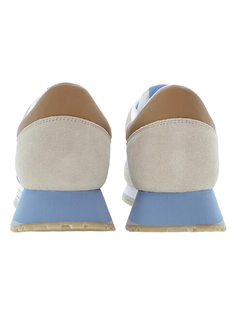CLEEF Sneaker aus gemischtem Leder Wei&szlig;-Hellbeige - Herrenschuhe