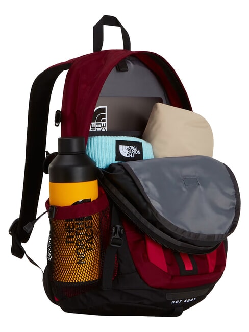 HOT SHOT 30-Liter-Reiserucksack burgundycrush/laliguran/tnfblack - Rucks&auml;cke f&uuml;r Schule &amp; Freizeit