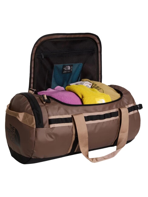 BASE CAMP M Rucksacktasche Rauchbraun/TNF-Schwarz/Granat - Reisetaschen