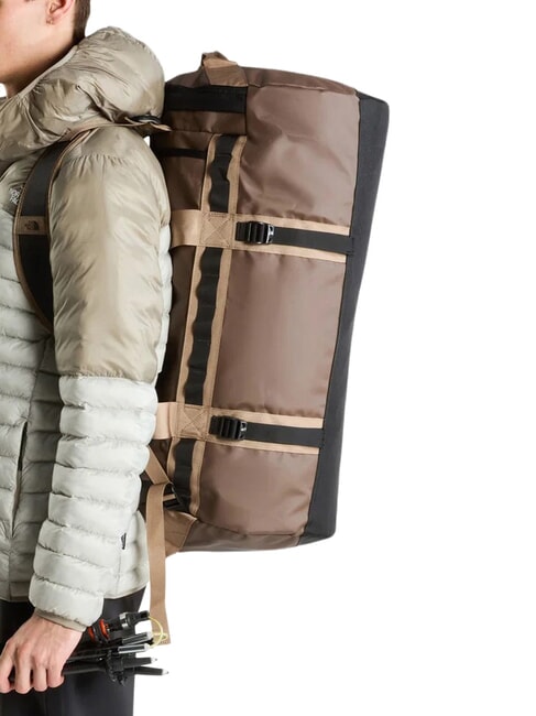 BASE CAMP M Rucksacktasche Rauchbraun/TNF-Schwarz/Granat - Reisetaschen