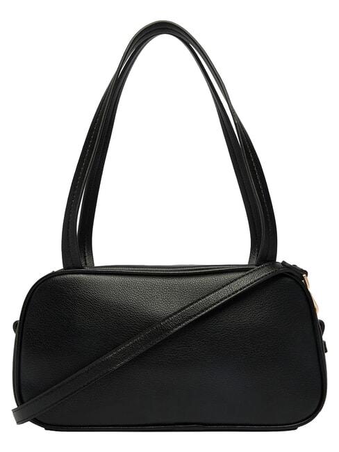 AREZU Schultertasche mit Schultergurt SCHWARZ - Damentaschen