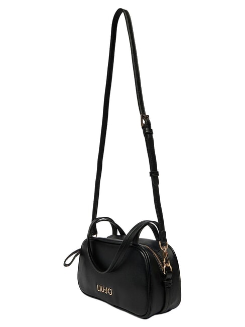 AREZU Schultertasche mit Schultergurt SCHWARZ - Damentaschen