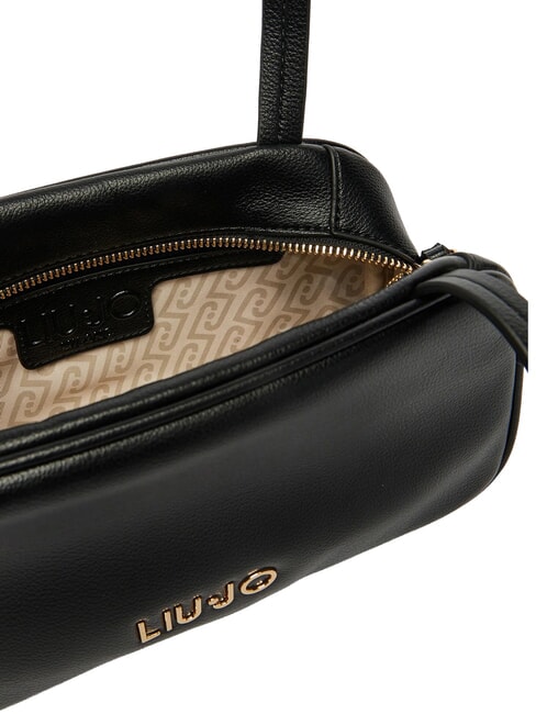 AREZU Schultertasche mit Schultergurt SCHWARZ - Damentaschen